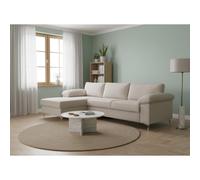 Sofa Chaise Longue Cyril 260cm Beige, Chaise Izquierdo Beige 3,6,7