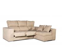 Sofa chaise longue marbella beige derecha.