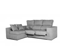 Sofa chaise longue marbella gris izquierda.