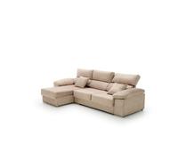Sofá Chaise Longue Reclinable Beatrice Beige