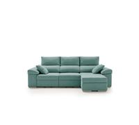Sofa chaiselongue arcon armonia premium turquesa derecha