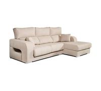Sofá chaiselongue Diamante 3 plazas reclinable y deslizante 102x284x160 cm
