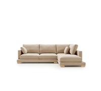 Sofa chaiselongue nordic grand class beige derecha