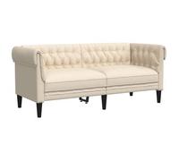 Sofá Chesterfield De 2 Plazas Lino Vidaxl