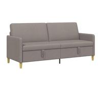 vidaXL Sofá con almacenamiento 192 x 78 x 87 cm Poliéster Multicolor Topo