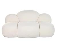 Sofa con Forma de Nube de Borreguito Blanco 111X54X88 cm