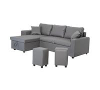 Sofá convertible tony 3 plazas gris