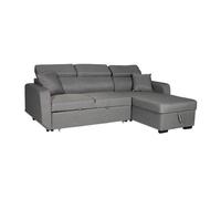Sofá convertible warren 3 plazas gris