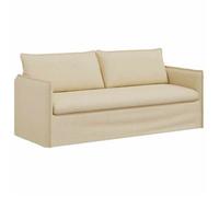 vidaXL Sofá 196 x 82 x 85 cm tela Crema