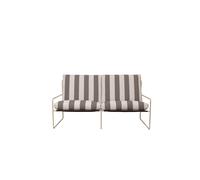Ferm Living Sofá de 2 plazas Desert Cash stripe-chocolate