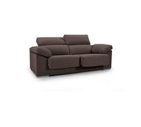 Sofá de 2 plazas noemi color chocolate - conforama