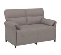 vidaXL Sofá de 2 Plazas 138 x 83 x 95 cm Multicolor Topo