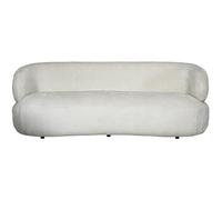 Sofa de 3 plazas Estilo Nube de Borreguito Blanco 231x78x91 cm