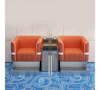 Sofá de billar con mesa auxiliar, asiento tapizado de cuero para salas de juegos, cómodos sofás de espectador para salones, torneos y más