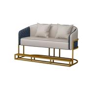 Sofá de billar con mesa auxiliar, asiento tapizado de cuero para salas de juegos, cómodos sofás de espectador para salones, torneos y más
