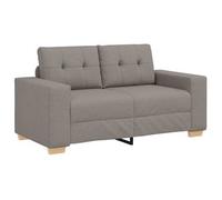 vidaXL Sofá Loveseat 160x77x82 cm de tela Multicolor Topo