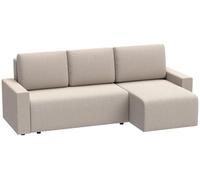 Sofá de esquina HOMCOM con función de cama, sofá de 3 plazas con chaise longue reversible