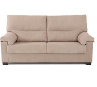 Sofá de tela 3 plazas zip color camel - conforama