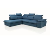 Sofá esquinero aldo 280x230x100 azul 280 cm
