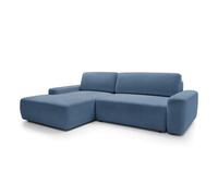 Sofá esquinero bouli 264x162x82 azul