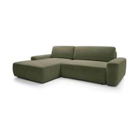 Sofá esquinero bouli 264x162x82 verde