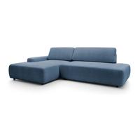 Sofá esquinero bouli 276x164x82 azul