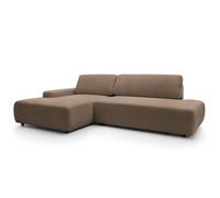 Sofá esquinero bouli 276x164x82 marrón