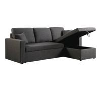 Sofá esquinero convertible "Alain" - 3 plazas - Gris Gray