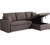 Habitat et Jardin Sofá esquinero Convertible Alain - 3 plazas - Topo