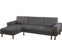 Sofá esquinero convertible y reversible Theo - 4 plazas - Gris