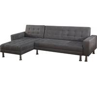 Habitat y Jardin - Sofá esquinero convertible y reversible "Theo" - 4 plazas - Gris Gray