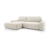 Sofá esquinero cord 264x162x85 beige