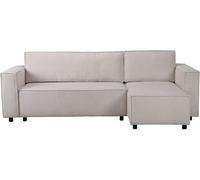 Sofá esquinero de pana "montaigne s" - 3 plazas - beige