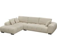 Sofá esquinero de tela "monceau" - 3 plazas - beige
