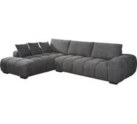 Sofá esquinero de tela "monceau" - 3 plazas - gris