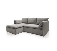Sofá esquinero gold 230x166x91 gris
