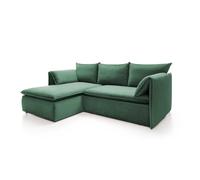 Sofá esquinero gold 230x166x91 verde