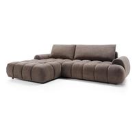 Sofá esquinero rimini 280x177x86 marrón 177 cm
