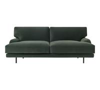 Sofá Flaneur para 2 personas, Negro/ Asator 0984