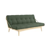 Sofá Folk Pino Lacado Transparente/756 Verde Oliva