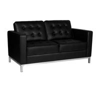 Sofá Gabbiano para sala de espera bm18019 negro
