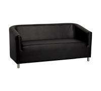 Sofá Gabbiano para sala de espera m021 negro
