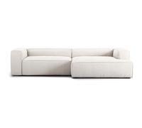 Sofá Grand de 3 Plazas con Chaise Longue Derecha, Color Vapor/ Blanco