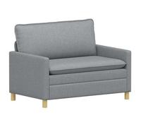 vidaXL Sofá 126 x 81 x 87,5 cm Multicolor Gris claro