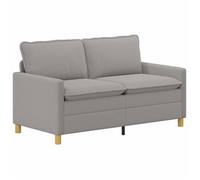 vidaXL Sofá 156 x 81 x 87,5 cm Tela Multicolor Gris claro