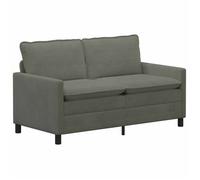 vidaXL Sofá 156 x 81 x 87,5 cm Tela Multicolor Gris claro