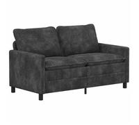 vidaXL Sofá 156 x 81 x 87,5 cm Poliéster Multicolor Gris oscuro