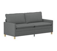 vidaXL Sofá 196 x 81 x 87,5 cm Tela Multicolor Gris oscuro