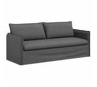vidaXL Sofá 196 x 82 x 85 cm tela Gris Oscuro