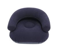 Sofá hinchable - Sillón Gaming flocado 73 cm, asiento aire portátil interior exterior camping jardín tejido felpa suave | Decoración plegable ligera para adultos y niños dormitorio salón